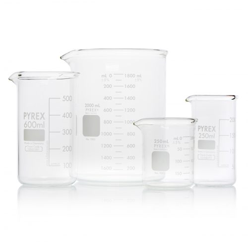 Стаканы лабораторные из боросиликатного стекла Pyrex купить в Алматы в ...
