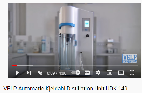 Автоматический аппарат для определения азота и белка методом Кьельдаля UDK-149